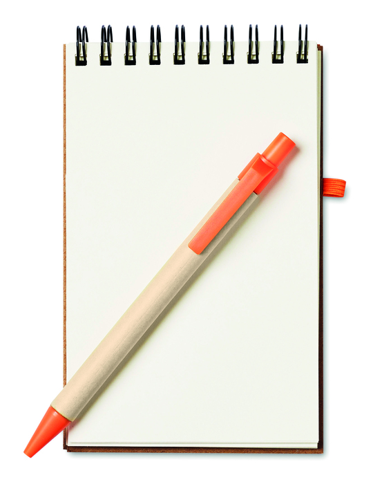 Recycelter Notizblock