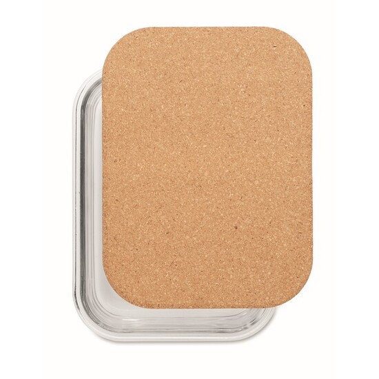 Lunchbox Glas mit Kork
