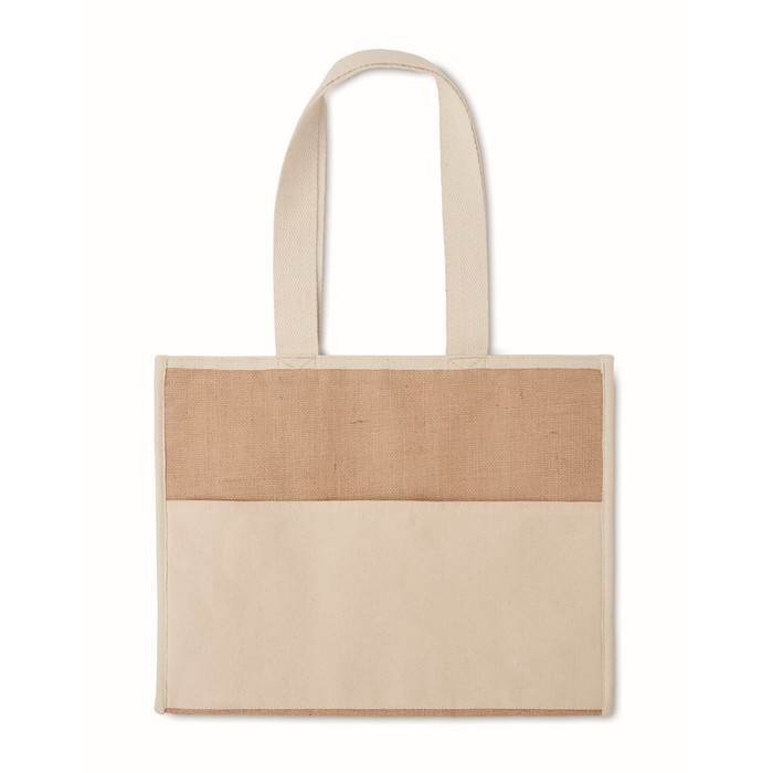 Jute-Canvas Shopping Tasche