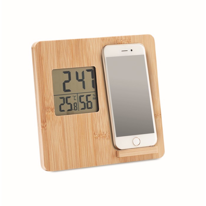 Tischuhr mit Ladestation