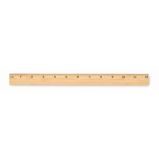 Lineal 30 cm Bambus