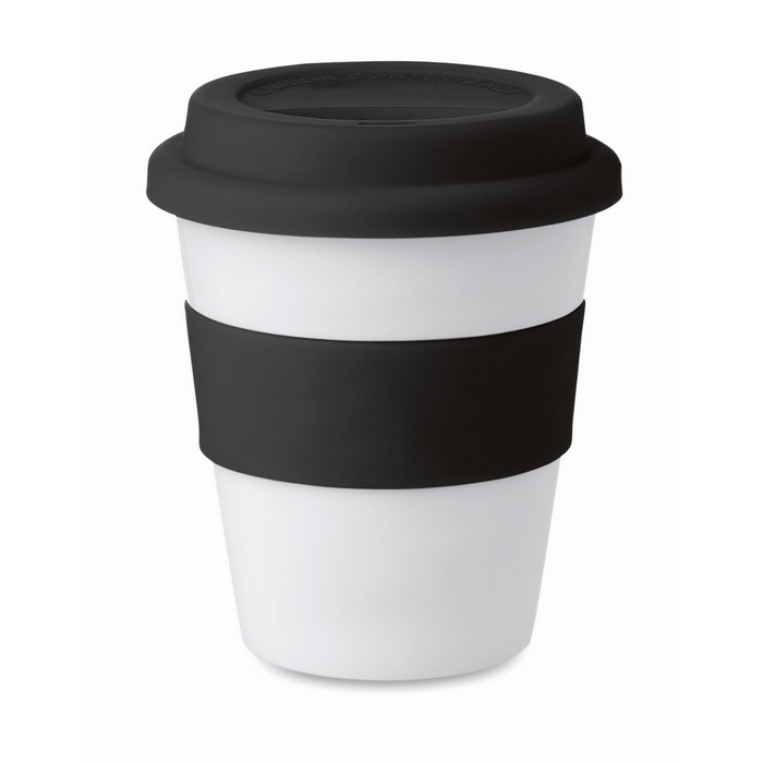 PP Becher mit Silikon-Deckel