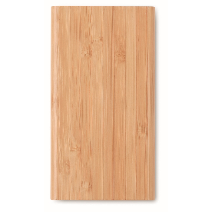 Induktive Powerbank Bambus