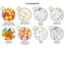 Klappdose, silber-blank, American Style Jelly Beans