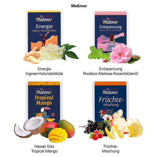 Werbekarte Midi, Meßmer Tee Entspannung