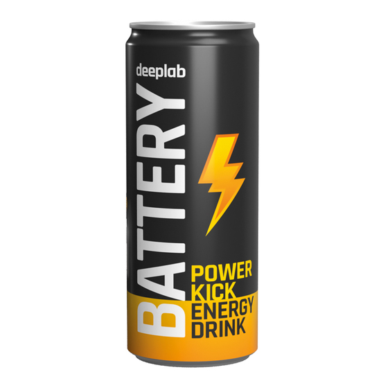 Getränkedose 250 ml Energy Drink, Sleeve-Folie transparent