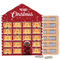 Täfelchen Adventskalender Haus ECO, Papierblister, Alpenmilch-Schokotäfelchen
