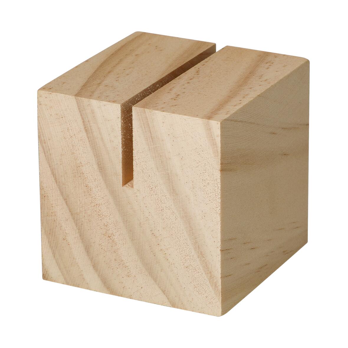 Holzmenükartenhalter "Cube"