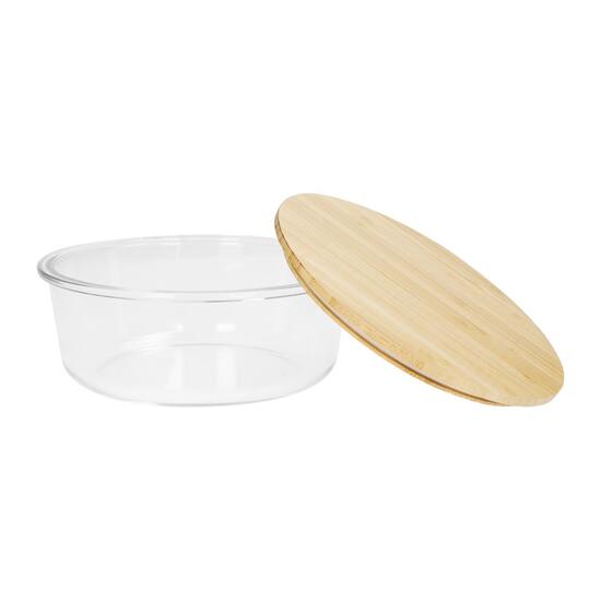 Glasbox "Balance", rund 17x7 cm