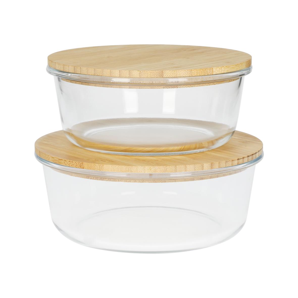 Glasbox "Balance", rund 19x7,5 cm