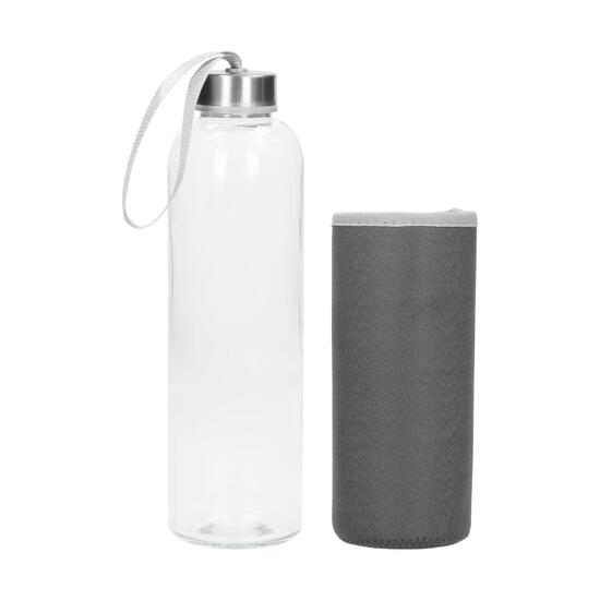 Glasflasche mit Hülle "Pure", 0,7l