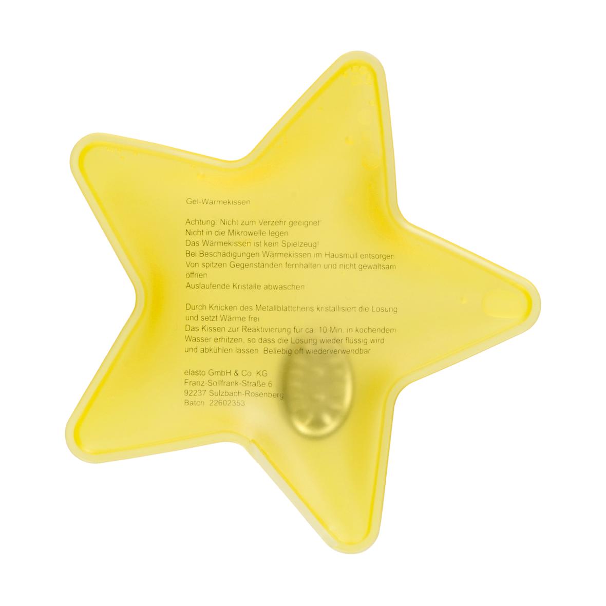 Gel-Wärmekissen "Stern", klein