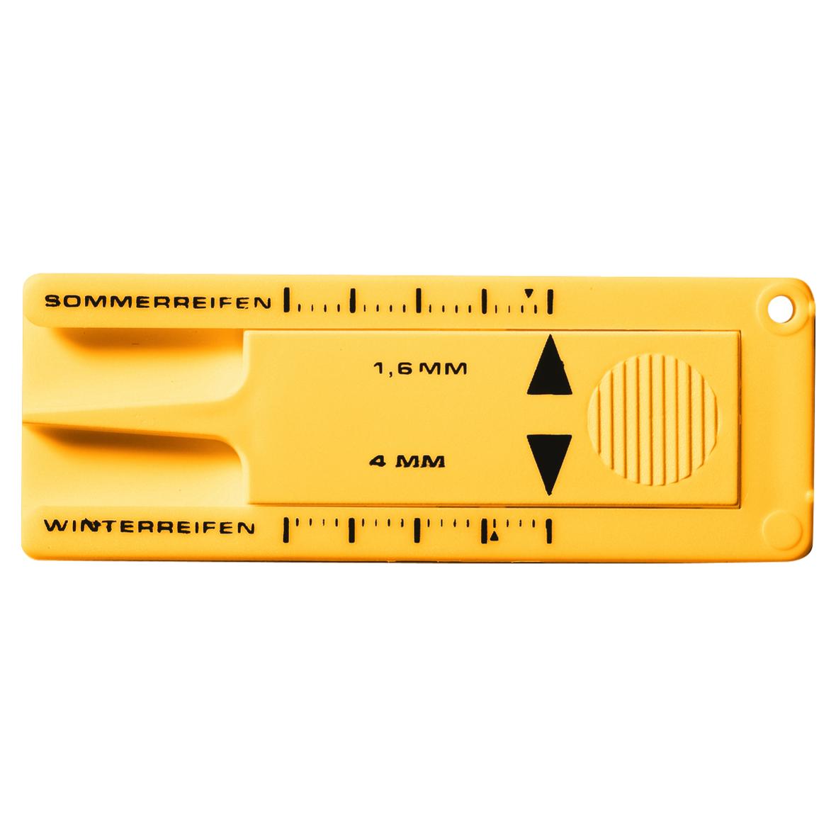 Schlüsselanhänger "Reifenprofilmesser"