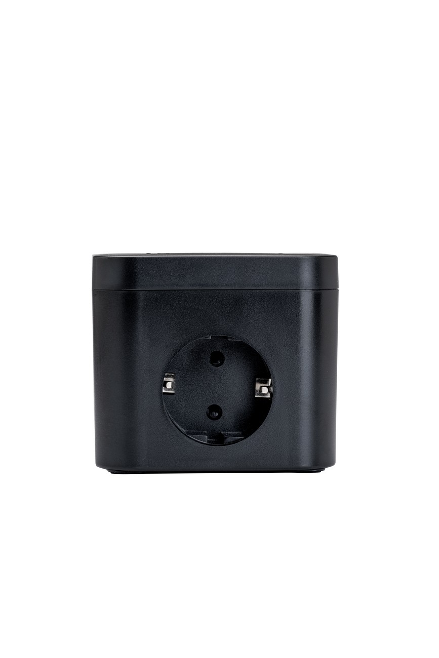 PLUG Steckdosenwürfel schwarz