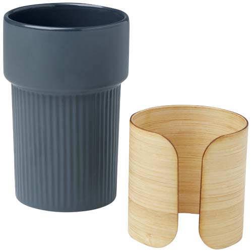 Fika 340 ml Becher mit Bambushülle