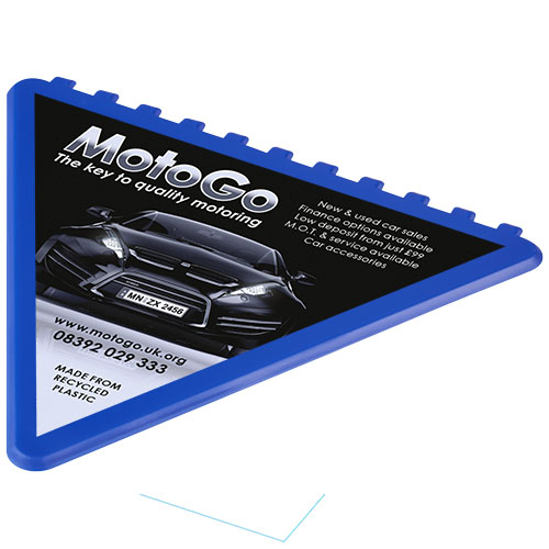 Frosty dreieckiger Eiskratzer aus recyceltem Kunststoff