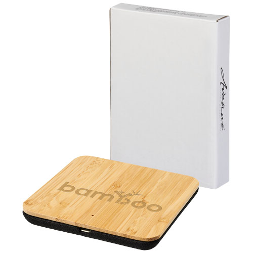 Leaf kabelloses 5W Ladepad aus Bambus und Stoff