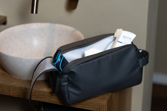 TROIKA Kulturbeutel TROIKA BLACK WASHBAG 2