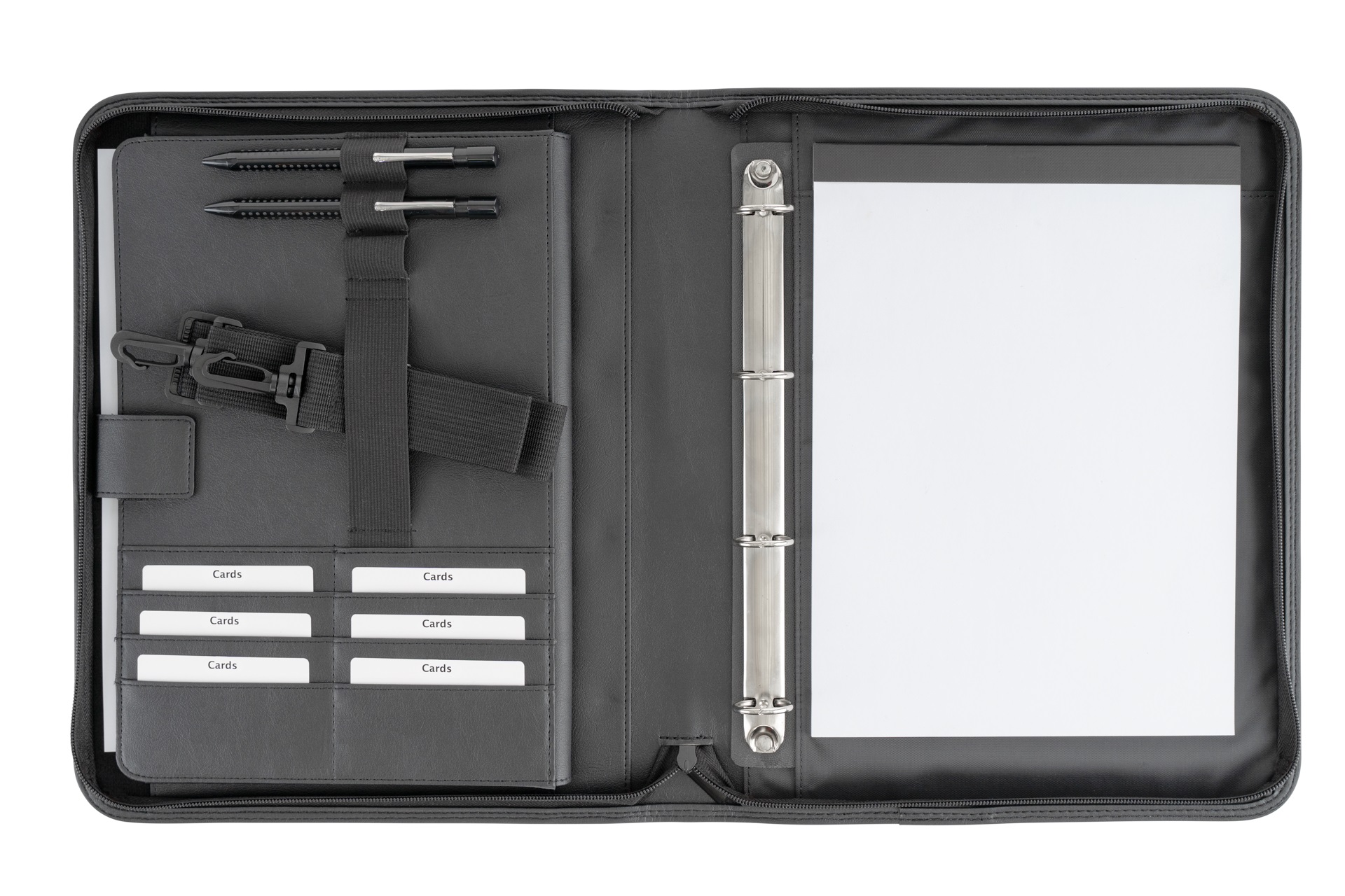 Ringbuch mit Tragegurt