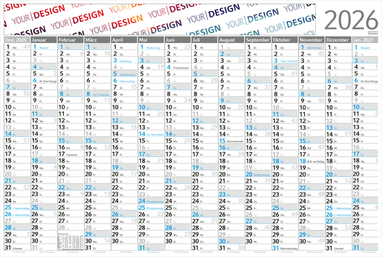 Wandplaner Horizont Recycling