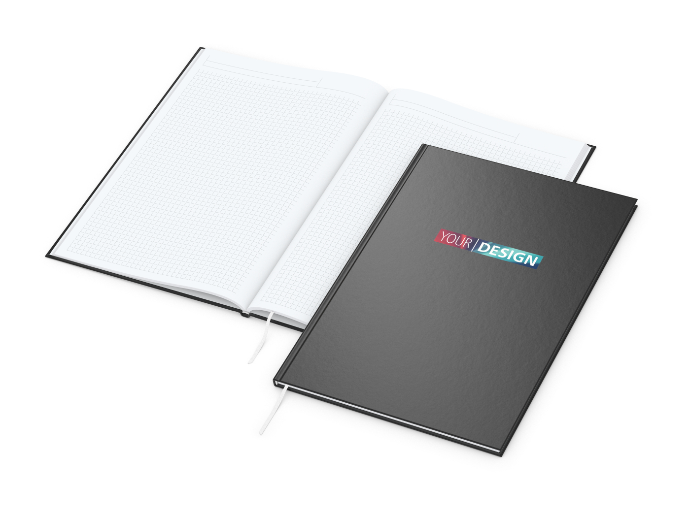 Notizbuch Memo-Book A4 Bestseller inkl. Siebdruck-Digital