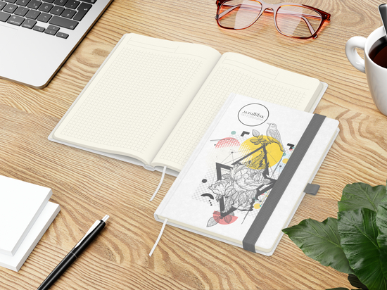 Notizbuch Match-Book Creme A5 Natura Bestseller