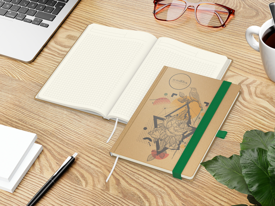 Notizbuch Match-Book Creme A5 Natura Bestseller