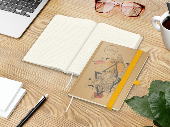 Notizbuch Match-Book Creme A5 Natura Bestseller