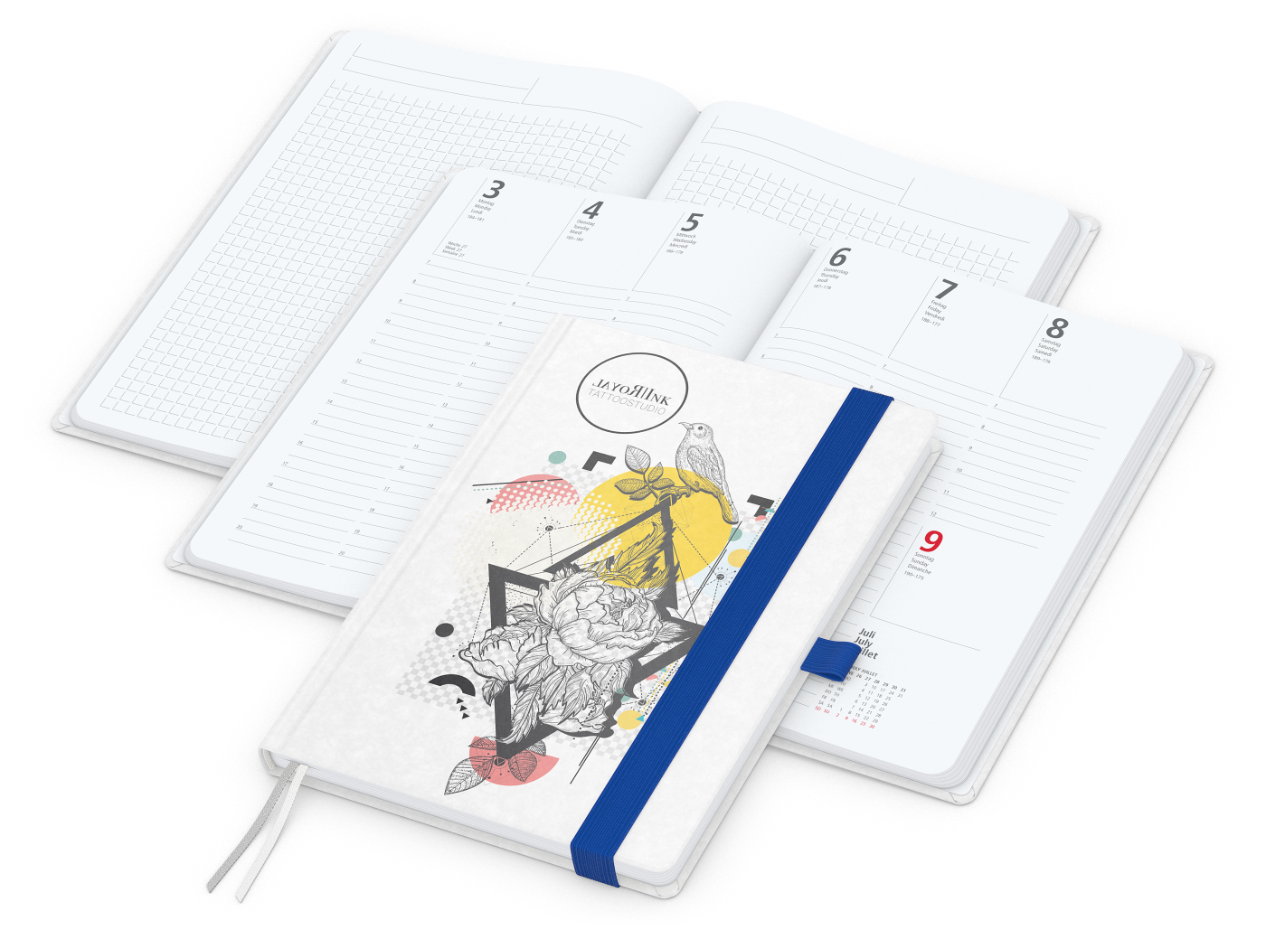 Wochenplaner Match-Hybrid White A5 Natura Bestseller