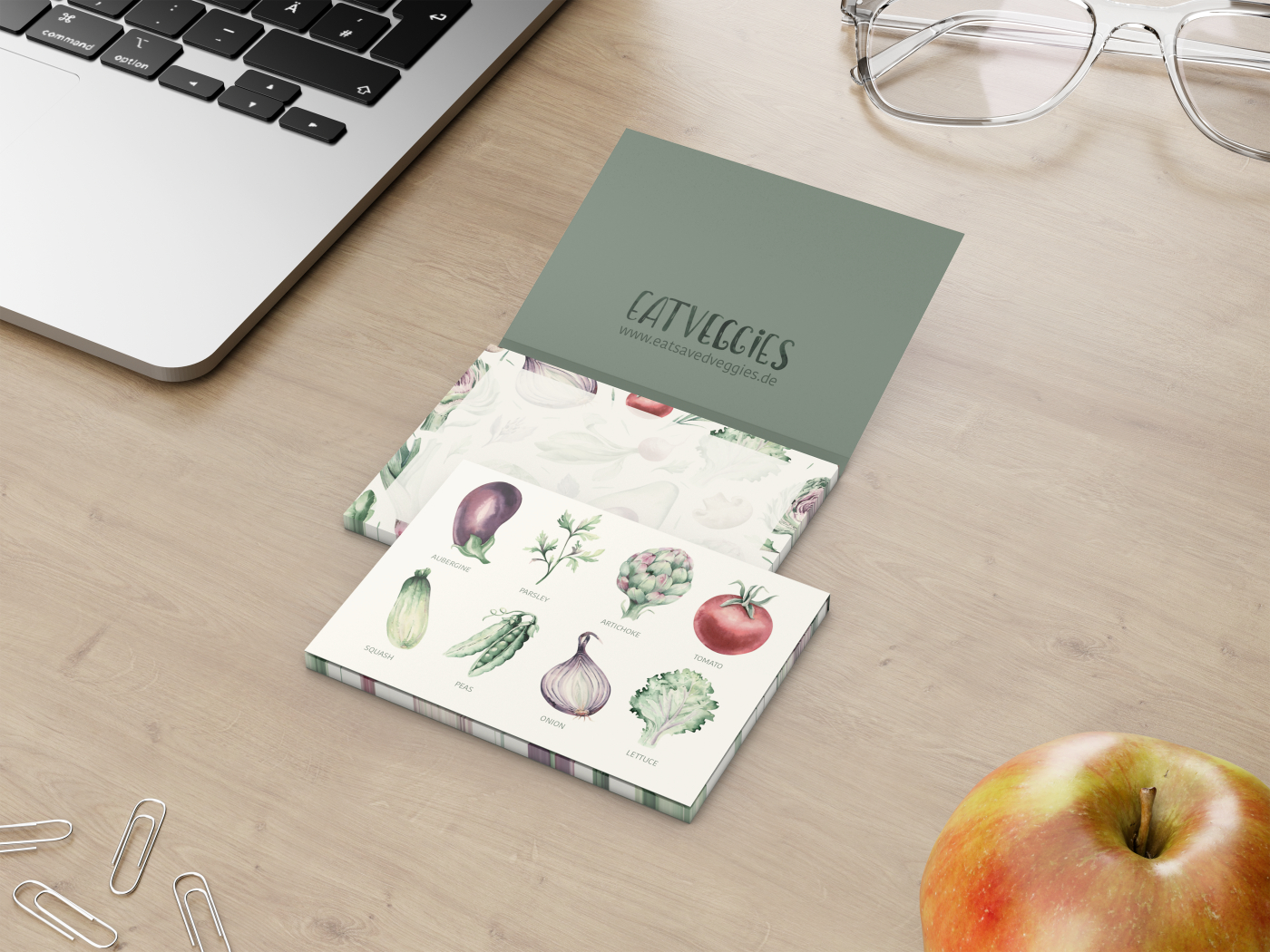 Haftnotiz Cover Karton Individuell Recycling, 100 x 72 mm