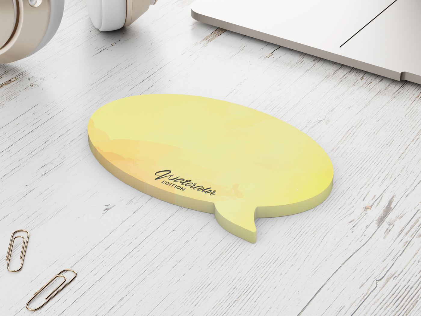 Haftnotiz Form 100 × 72, 50 Blatt