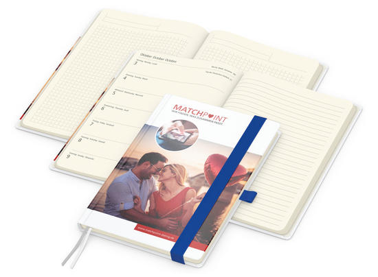 Wochenplaner Match-Hybrid Creme A5 Cover-Star Bestseller