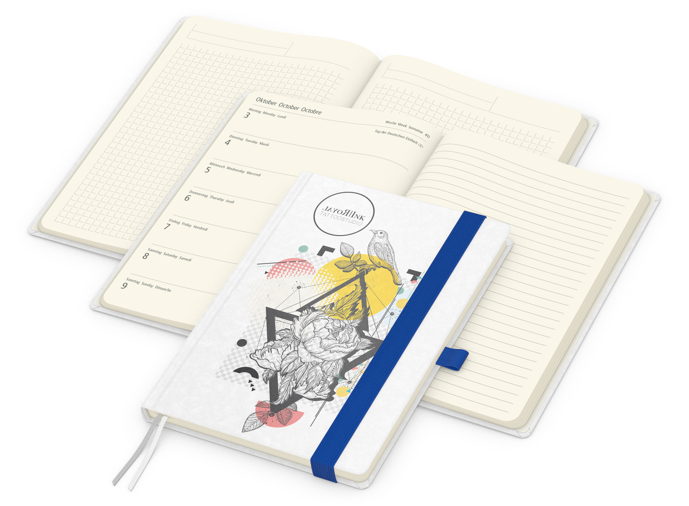 Wochenplaner Match-Hybrid Creme A5 Natura Bestseller