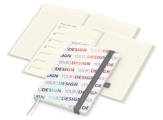 Wochenplaner Match-Hybrid Creme A5 Natura Bestseller