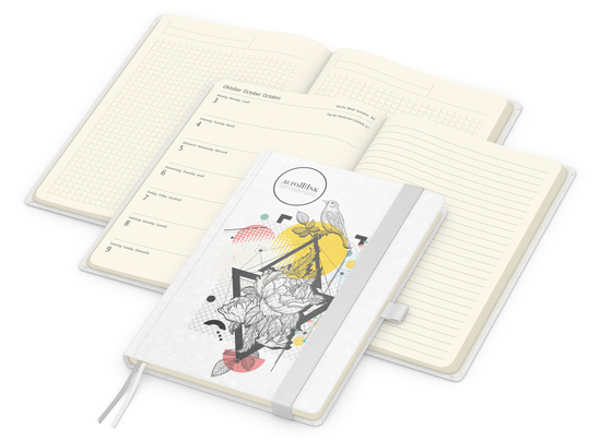 Wochenplaner Match-Hybrid Creme A5 Natura Bestseller