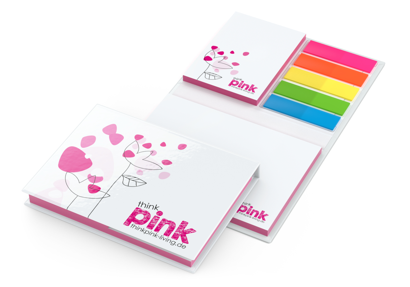 Haftnotiz-Set Budapest Bookcover Individuell, 50/50 Blatt, Color-Farbschnitt