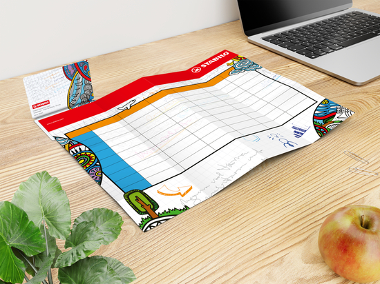 Faltplan Concept-Card Small, 50, gloss-individuell