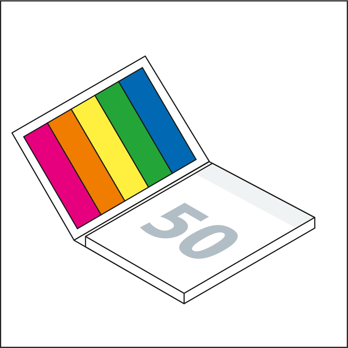 Haftnotiz-Set Bern Softcover Individuell Bestseller, matt-individuell