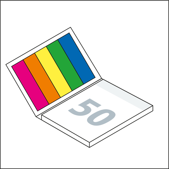 Haftnotiz-Set Bern Softcover Individuell Bestseller, matt-individuell