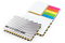 Haftnotiz-Set Budapest Bookcover White Bestseller, matt-individuell, Farbschnitt gelb