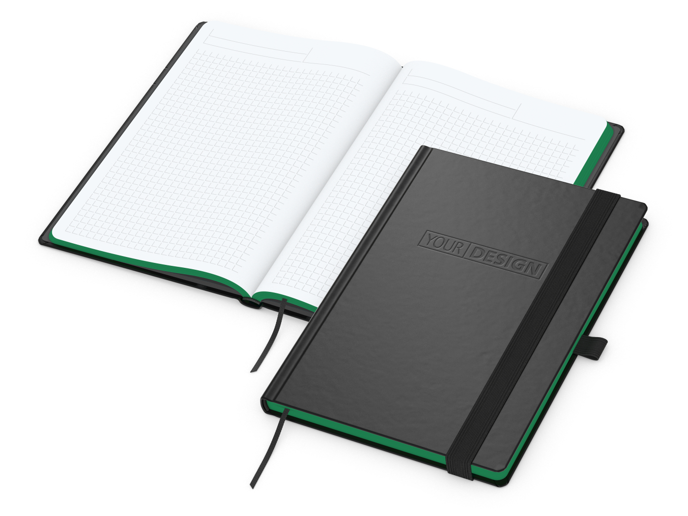Notizbuch Color-Book Bestseller, A5, grün