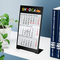 Tischkalender Desktop 3 Color Bestseller, 2 Jahre, schwarz