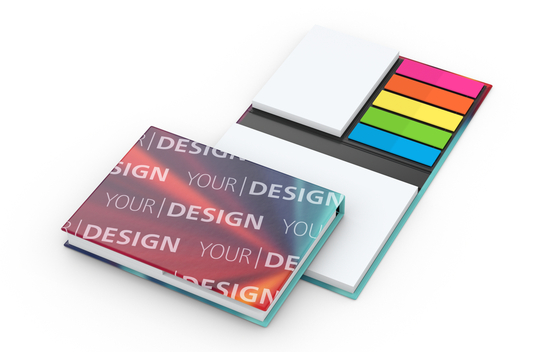 Haftnotiz-Set London Bookcover White Bestseller, matt-individuell