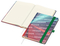 Notizbuch Match-Book Creme Bestseller, A5, Cover-Star, gloss-individuell, grün