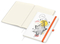Notizbuch Match-Book Creme Bestseller, A4, Natura, individuell, orange