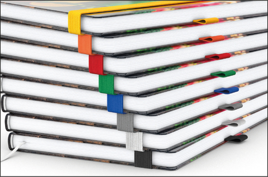 Notizbuch Match-Book White Bestseller, A4, Natura, individuell, gelb