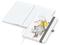 Notizbuch Match-Book White Bestseller, A5, Natura, individuell, silbergrau