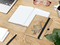 Notizbuch Match-Book White Bestseller, A5, Natura, braun-individuell, schwarz