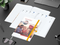 Wochenplaner Match-Hybrid White Bestseller, A4, Cover-Star gloss, gelb