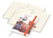Wochenplaner Match-Hybrid Creme Bestseller, Cover-Star gloss, orange